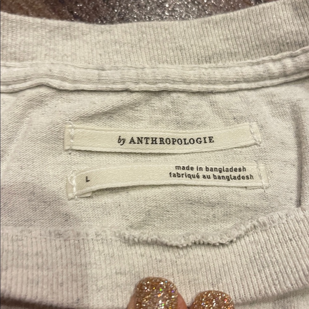 NWOT Anthropologie White Tee with Strawberry Graphic - Picture 5 of 6